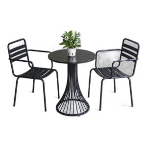 Lỗi 404 Combo bộ bàn cafe tròn 60x60cm và 2 ghế sắt ngoài trời C