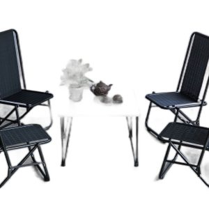Lỗi 404 Combo bộ bàn cafe vuông gỗ cao su và 4 ghế lưới xếp gọn C