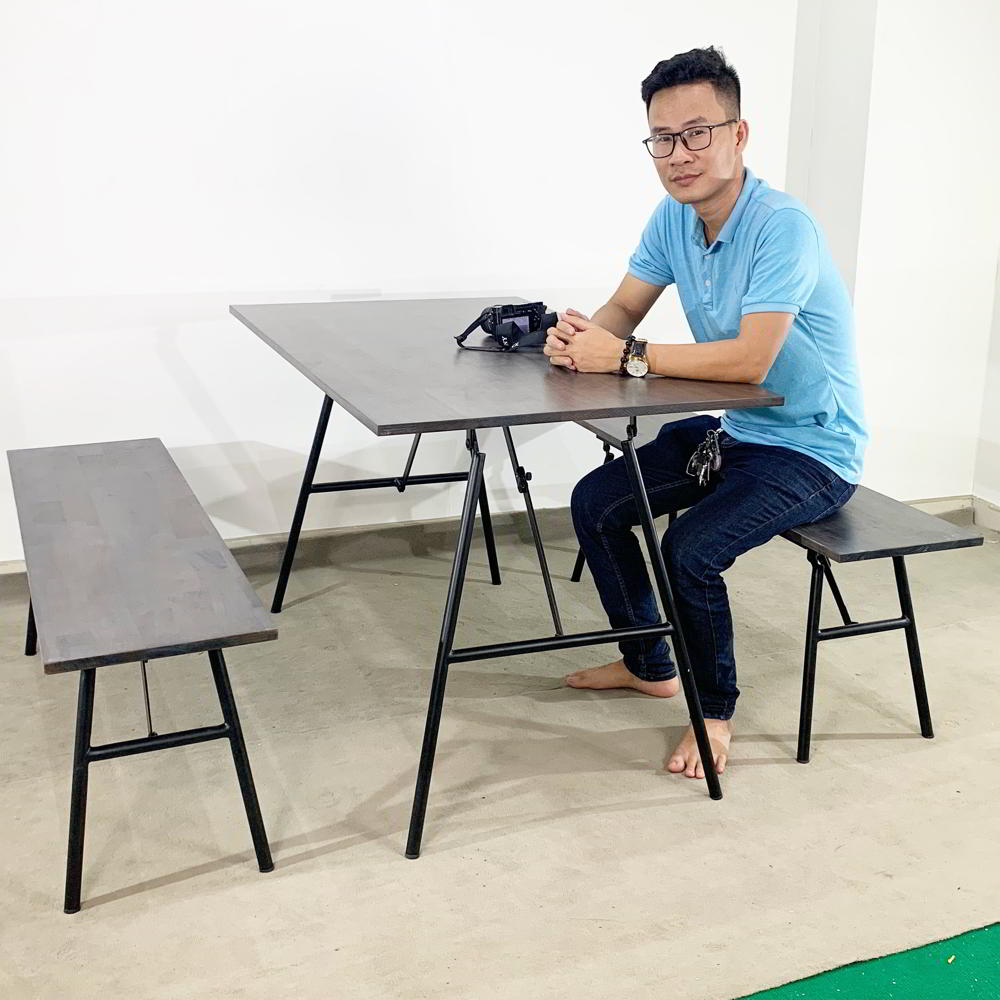 Combo bộ bàn ghế ăn ARGON gấp gọn Combo bộ bàn ghế ăn ARGON gấp gọn - hình 5