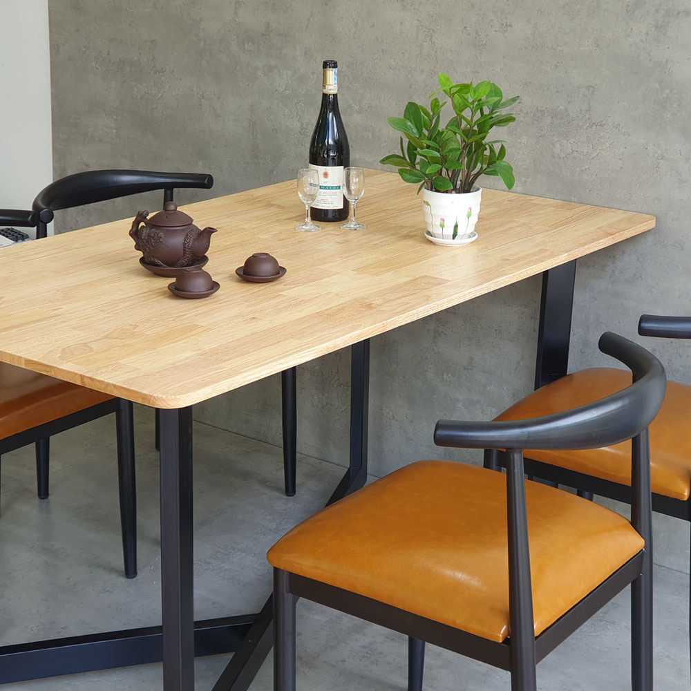 Combo bộ bàn ghế ăn chữ nhật 140x60cm 4 ghế ngồi Combo bộ bàn ghế ăn chữ nhật 140x60cm 4 ghế ngồi - hình 1