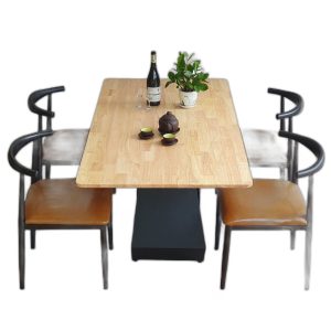 Combo bộ bàn ghế ăn chữ nhật 160x80cm 4 ghế ngồi