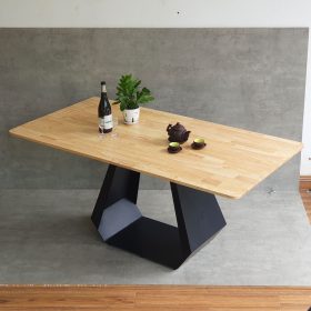 Combo bộ bàn ghế ăn chữ nhật 160x80cm 4 ghế ngồi - hình 1
