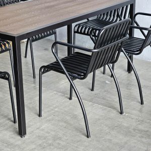 Combo bộ bàn ghế ăn ngoài trời C - hình 1