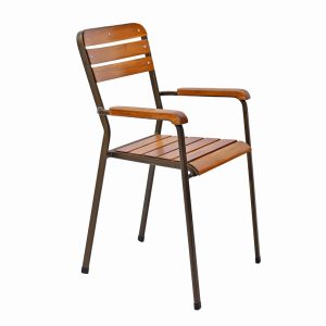 Combo bộ bàn ghế cafe ngoài trời Moon 03 chịu nắng mưa C - hình 1