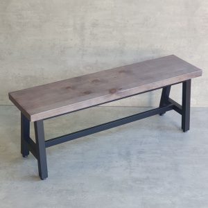 Combo bộ bàn ghế chữ nhật 120x70cm và 1 ghế băng, 2 ghế đôn C - hình 1