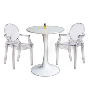 Lỗi 404 Combo bộ bàn ghế Tulip mặt tròn 60cm 2 ghế trong suốt C