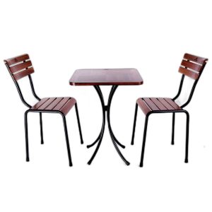 Combo bộ bàn và 2 ghế cafe ngoài trời Kite - C