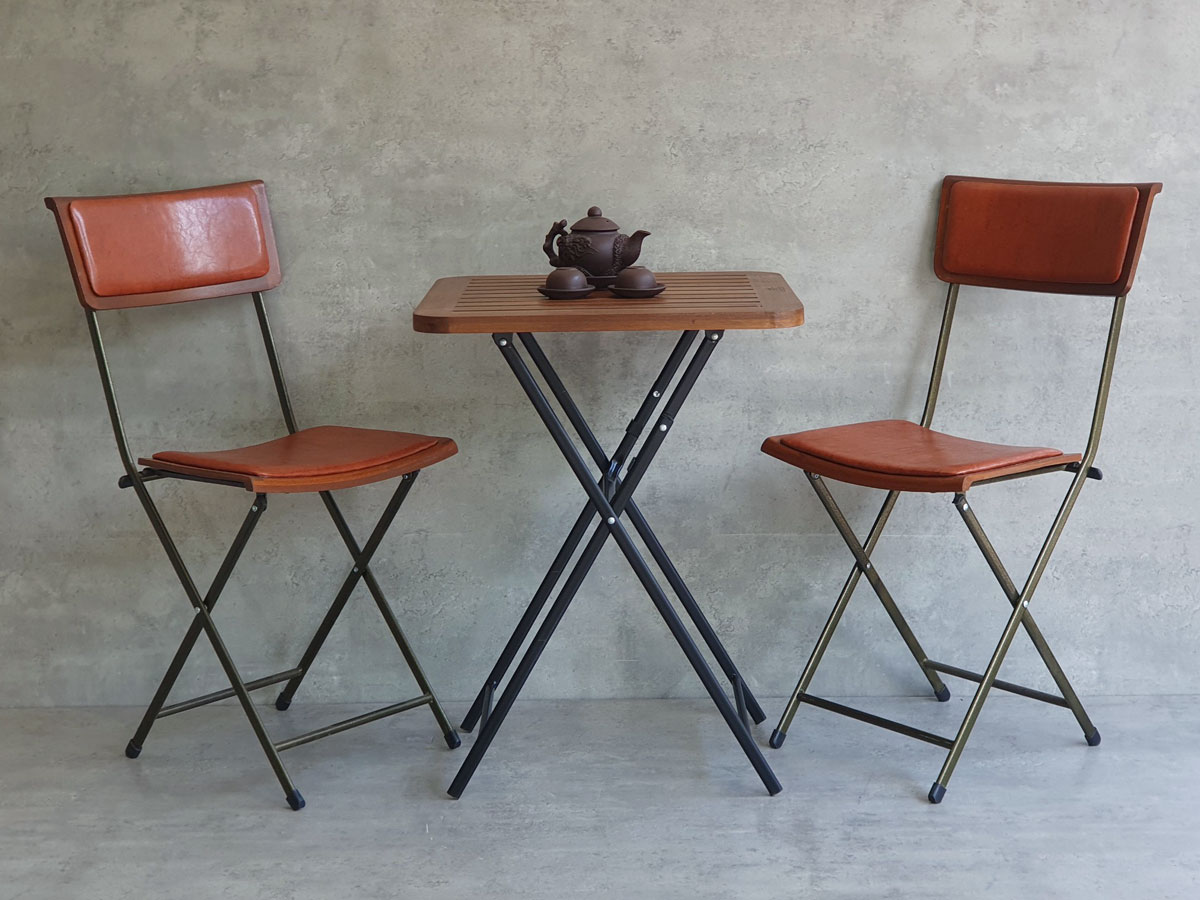 Combo bộ bàn xếp gọn 55x55cm và 2 ghế xếp ngoài trời C Combo bộ bàn xếp gọn 55x55cm và 2 ghế xếp ngoài trời C - hình 2