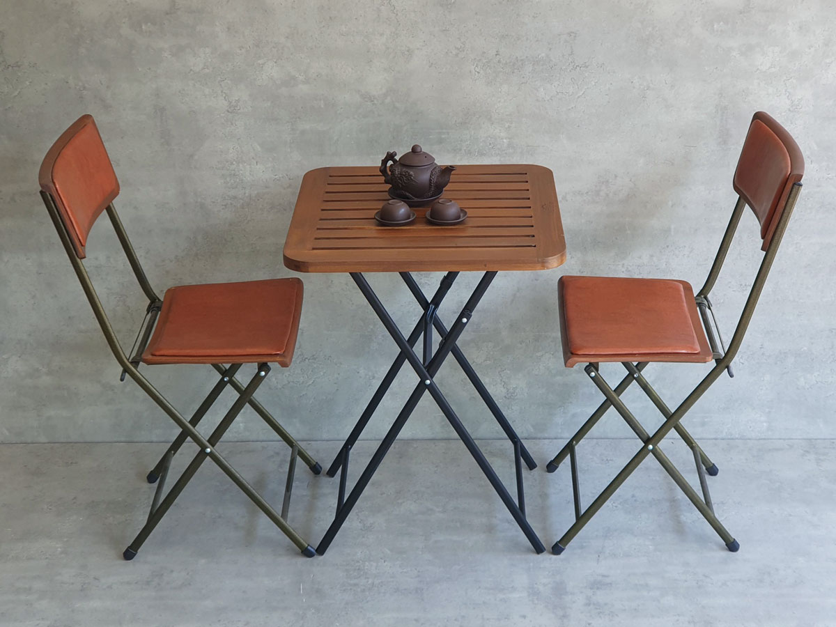 Combo bộ bàn xếp gọn 55x55cm và 2 ghế xếp ngoài trời C Combo bộ bàn xếp gọn 55x55cm và 2 ghế xếp ngoài trời C - hình 4