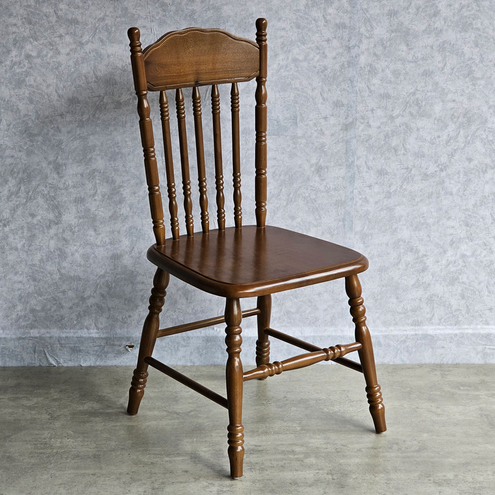 Ghế Amish lưng tựa cao 7 nan gỗ cao su Ghế Amish lưng tựa cao 7 nan gỗ cao su - hình 4