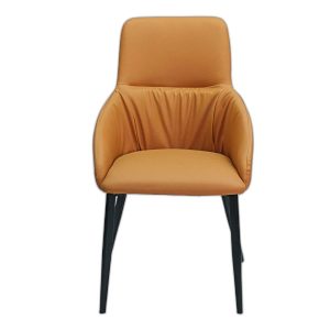 Ghế Ăn - Cafe Kane chân sắt nệm vải Simili