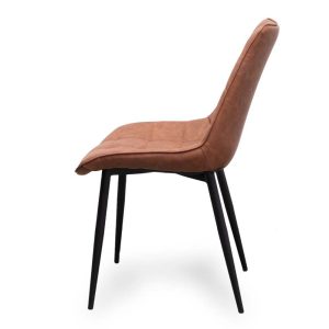 Ghế Ăn, Cafe Ralph chân sắt nệm Simili - hình 1