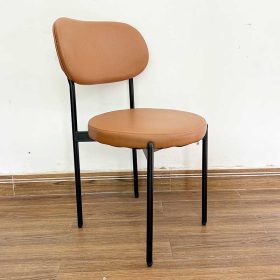 Ghế ăn nệm bọc simili khung sắt GA68037 - hình 1