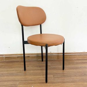 Ghế ăn nệm bọc simili khung sắt GA68037 - hình 1