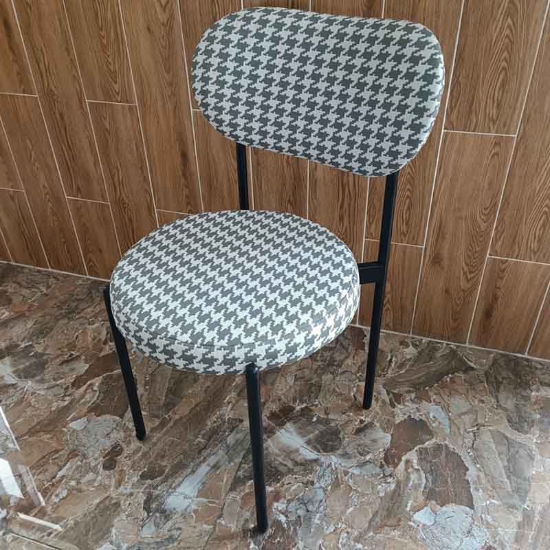 Ghế ăn nệm bọc vải khung sắt GA68036 Ghế ăn nệm bọc vải khung sắt GA68036 - hình 4