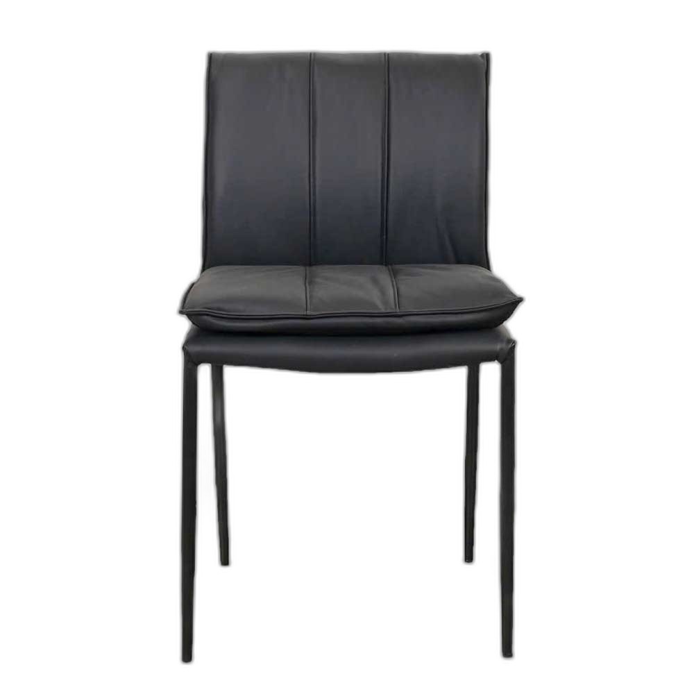 Ghế ăn nệm da microfiber chân sắt Ghế ăn nệm da microfiber chân sắt