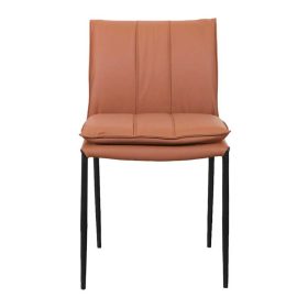 Ghế ăn nệm da microfiber chân sắt - hình 1
