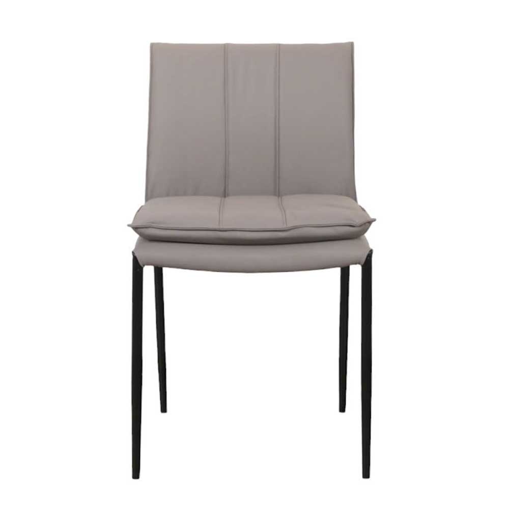 Ghế ăn nệm da microfiber chân sắt Ghế ăn nệm da microfiber chân sắt - hình 4
