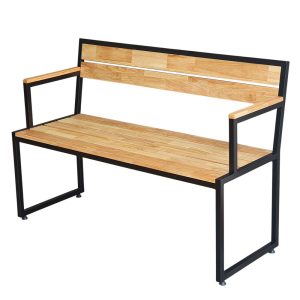 Ghế băng 1m2 có tựa lưng và tay vịn - hình 1