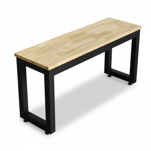 Ghế băng 90x28x45cm gỗ cao su - hình 1
