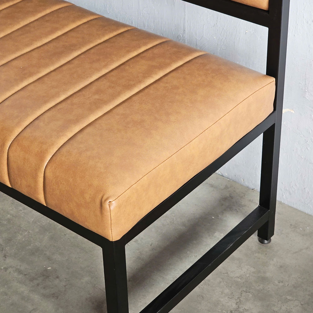 Ghế băng bọc nệm 100x55x87cm khung sắt Ghế băng bọc nệm 100x55x87cm khung sắt - hình 1