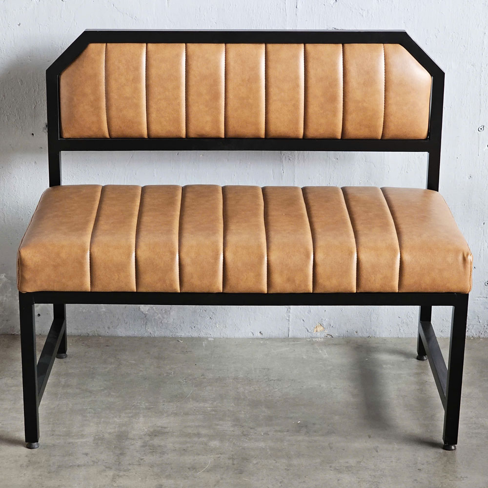 Ghế băng bọc nệm 100x55x87cm khung sắt Ghế băng bọc nệm 100x55x87cm khung sắt - hình 3