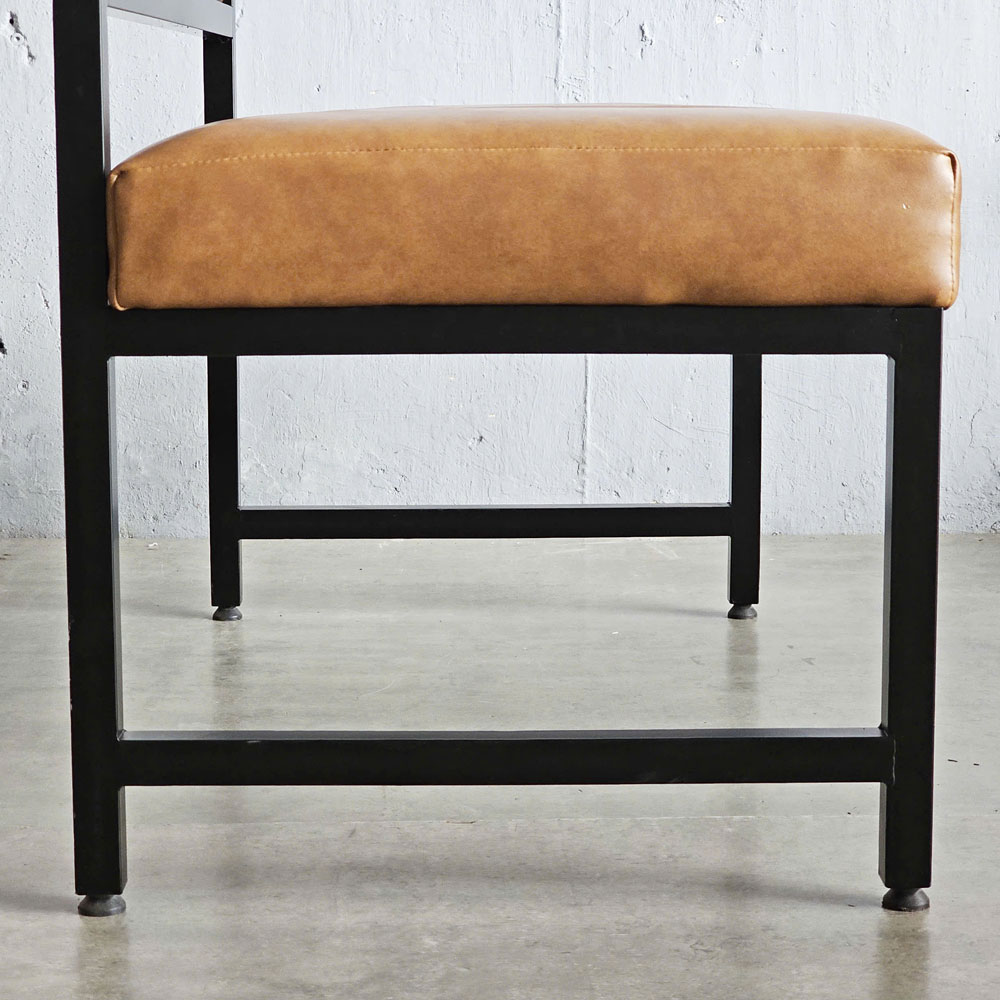 Ghế băng bọc nệm 100x55x87cm khung sắt Ghế băng bọc nệm 100x55x87cm khung sắt - hình 4