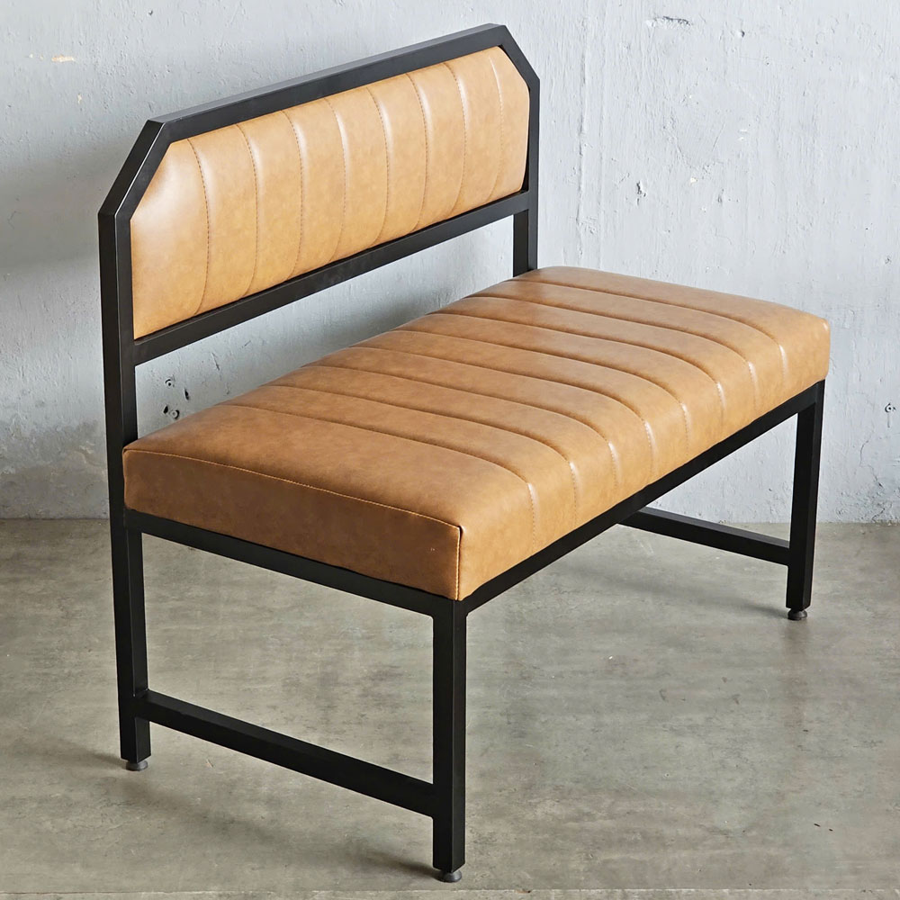 Ghế băng bọc nệm 100x55x87cm khung sắt Ghế băng bọc nệm 100x55x87cm khung sắt - hình 5