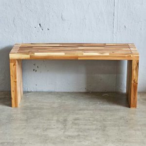 Ghế băng dài 100x32x45cm gỗ tự nhiên - hình 1