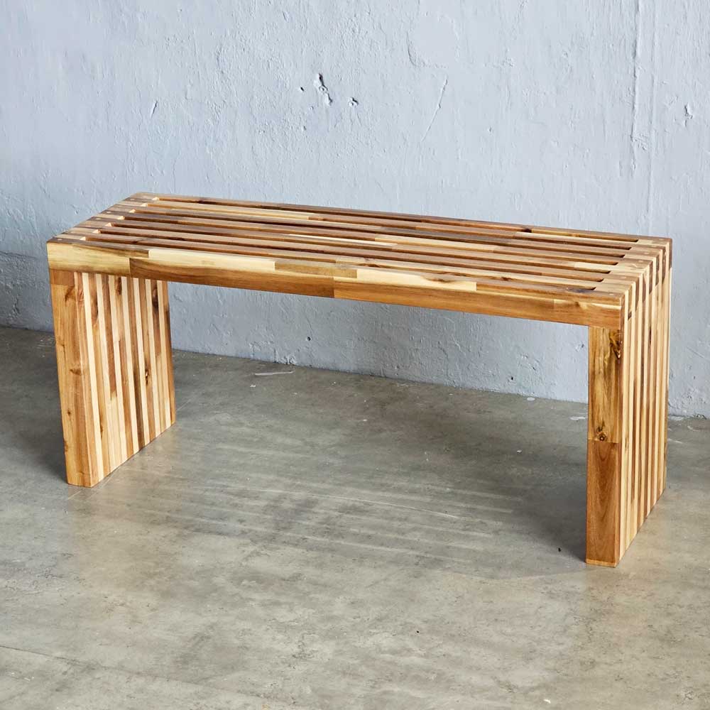 Ghế băng dài 100x32x45cm gỗ tự nhiên Ghế băng dài 100x32x45cm gỗ tự nhiên - hình 2
