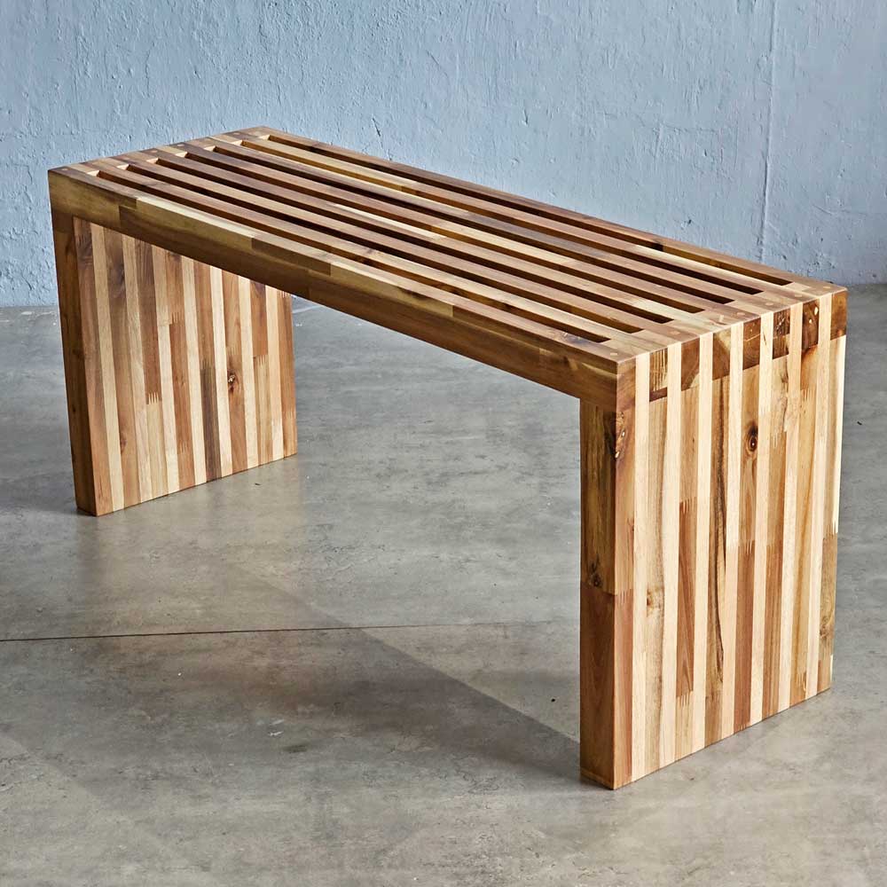 Ghế băng dài 100x32x45cm gỗ tự nhiên Ghế băng dài 100x32x45cm gỗ tự nhiên - hình 3