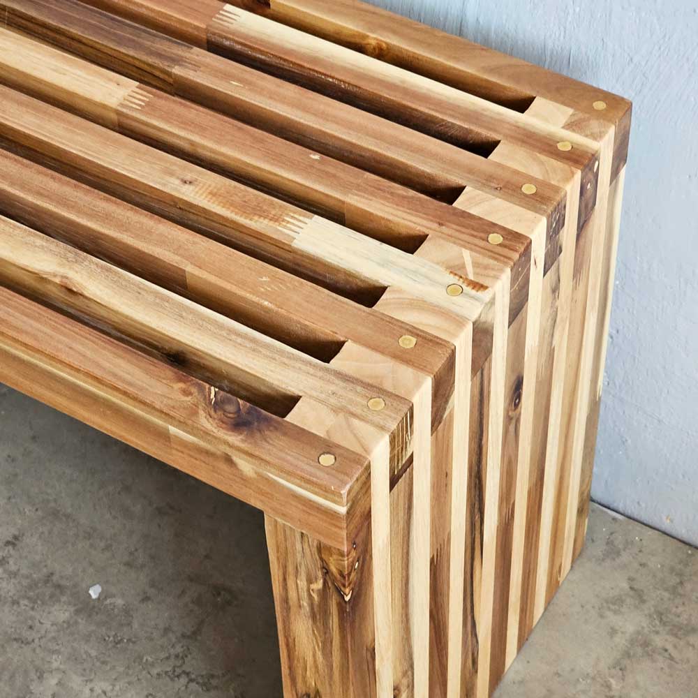 Ghế băng dài 100x32x45cm gỗ tự nhiên Ghế băng dài 100x32x45cm gỗ tự nhiên - hình 5