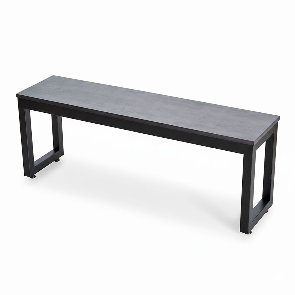 Ghế băng dài 120x30x45cm gỗ cao su Ghế băng dài 120x30x45cm gỗ cao su - hình 1