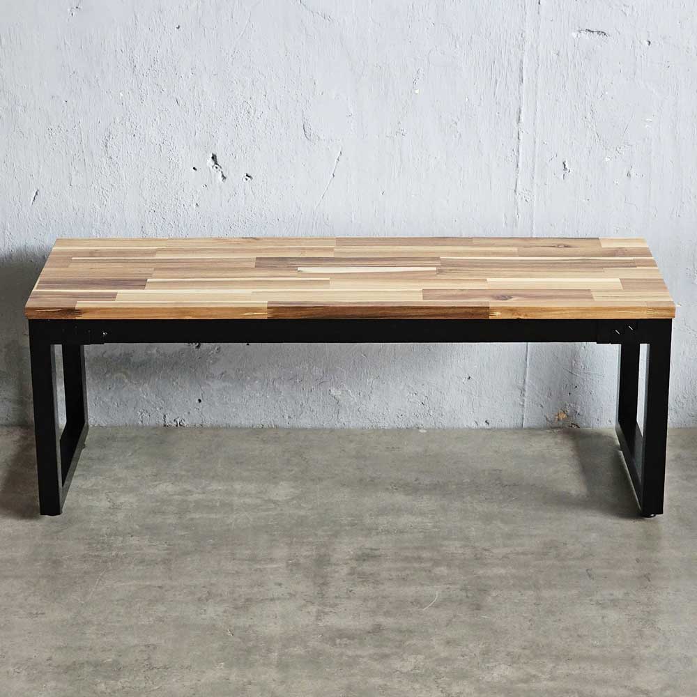 Ghế băng dài 120x40cm gỗ tràm chân sắt Ghế băng dài 120x40cm gỗ tràm chân sắt - hình 1