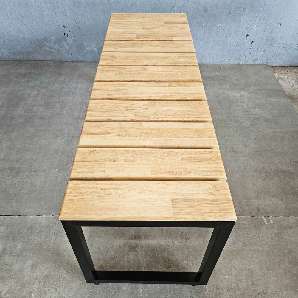 Ghế băng dài 120x40x55cm gỗ cao su Ghế băng dài 120x40x55cm gỗ cao su - hình 1
