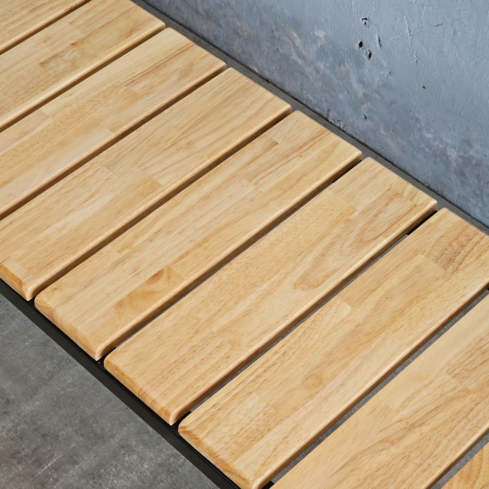 Ghế băng dài 120x40x55cm gỗ cao su Ghế băng dài 120x40x55cm gỗ cao su - hình 3