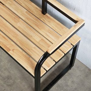 Ghế băng dài 140x45x60cm gỗ cao su - hình 1