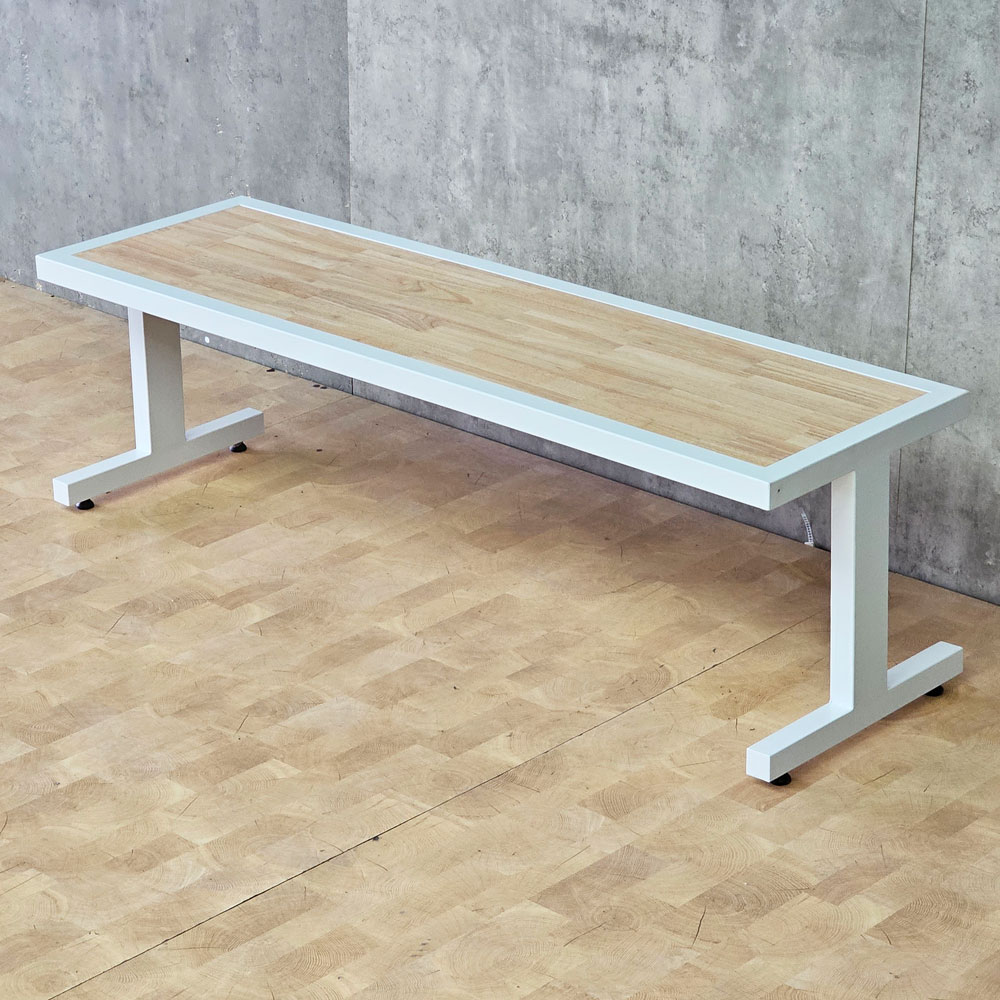 Ghế băng dài 150x45x43cm gỗ cao su Ghế băng dài 150x45x43cm gỗ cao su - hình 4