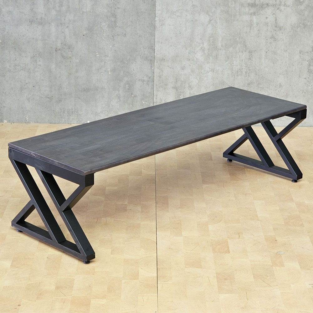 Ghế băng dài 150x52x42cm gỗ cao su chân chữ X Ghế băng dài 150x52x42cm gỗ cao su chân chữ X - hình 1
