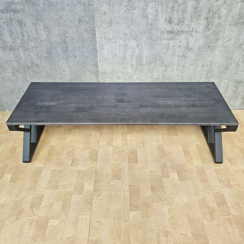 Ghế băng dài 150x52x42cm gỗ cao su chân chữ X Ghế băng dài 150x52x42cm gỗ cao su chân chữ X - hình 2