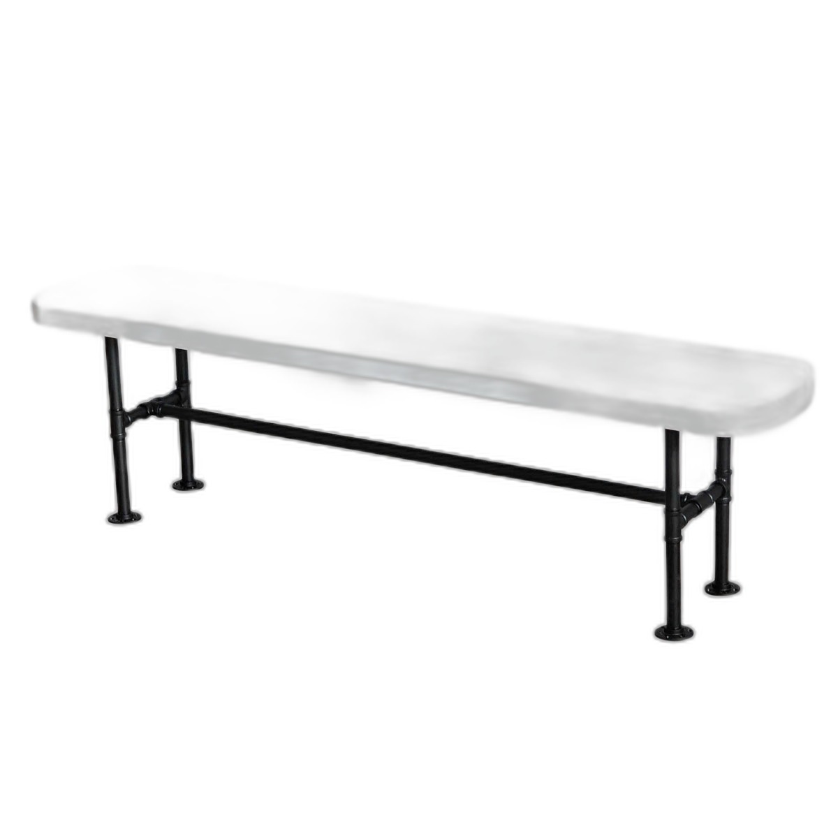 Ghế băng dài 160x32cm gỗ thông chân ống nước Ghế băng dài 160x32cm gỗ thông chân ống nước