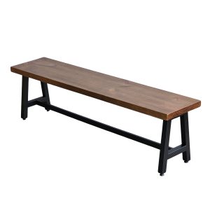 Ghế băng dài 160x35x45cm gỗ thông - hình 1