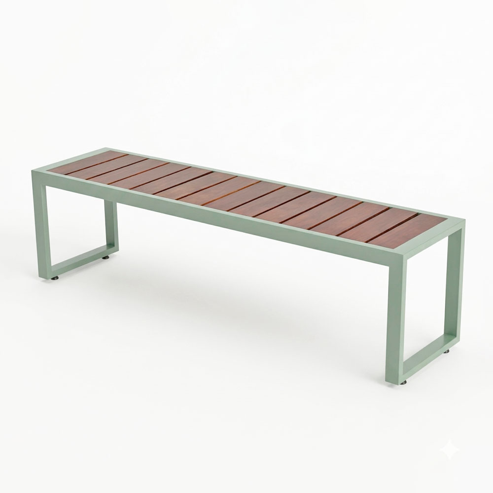 Ghế băng dài 160x40cm gỗ cao su Ghế băng dài 160x40cm gỗ cao su - hình 2