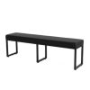 Ghế băng dài 185x36x53cm nệm bọc da Simili