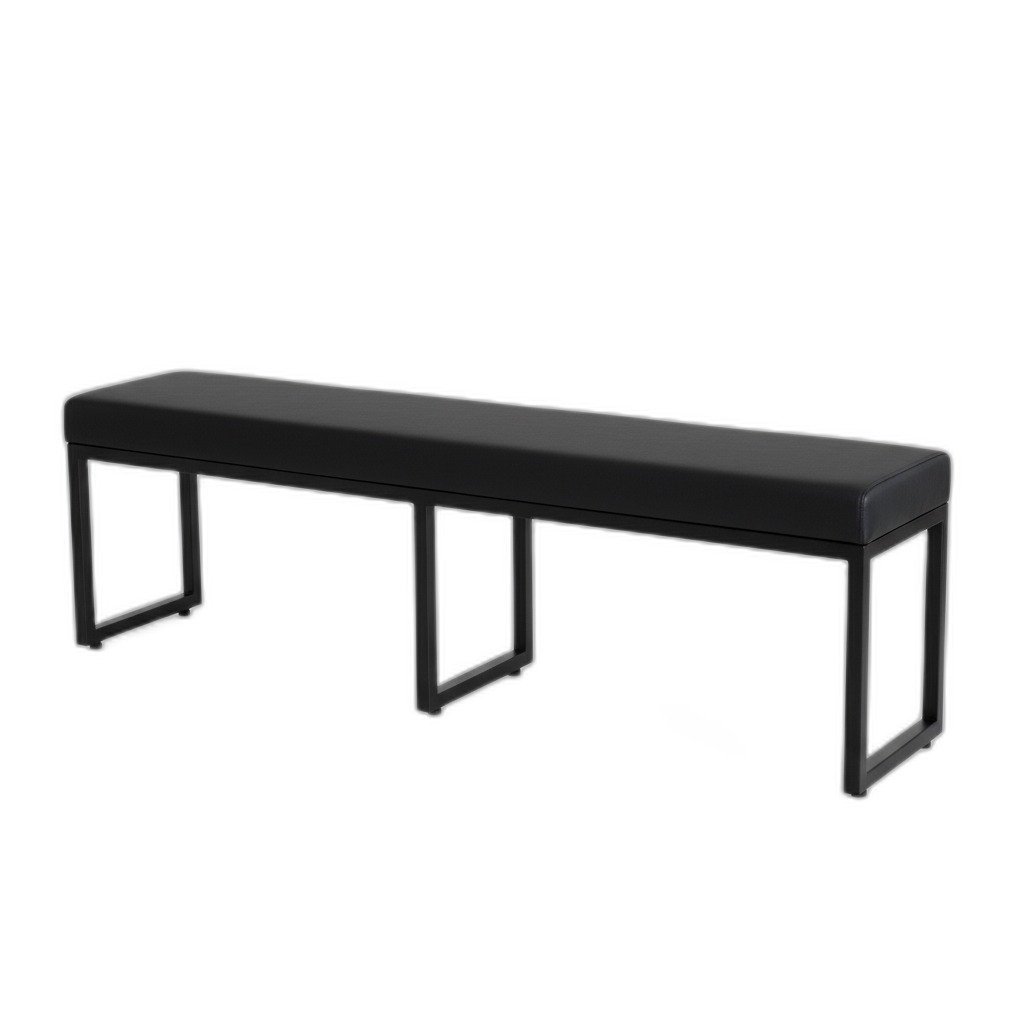 Ghế băng dài 185x36x53cm nệm bọc da Simili Ghế băng dài 185x36x53cm nệm bọc da Simili