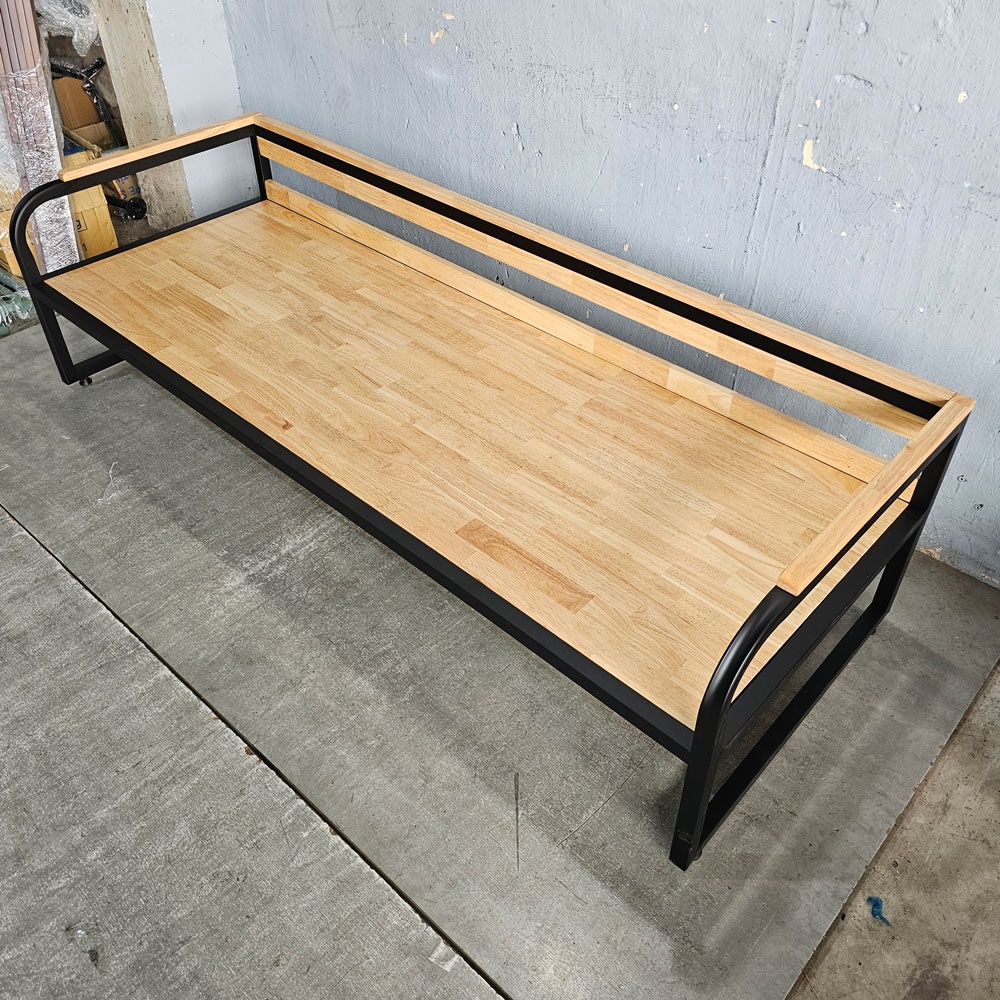 Ghế băng dài 190x70cm gỗ cao su Ghế băng dài 190x70cm gỗ cao su - hình 4