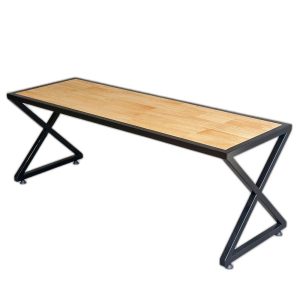 Ghế băng dài chữ X không lưng (120x40x45cm)
