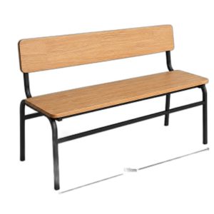 Ghế băng dài có tựa lưng 120x40cm gỗ cao su
