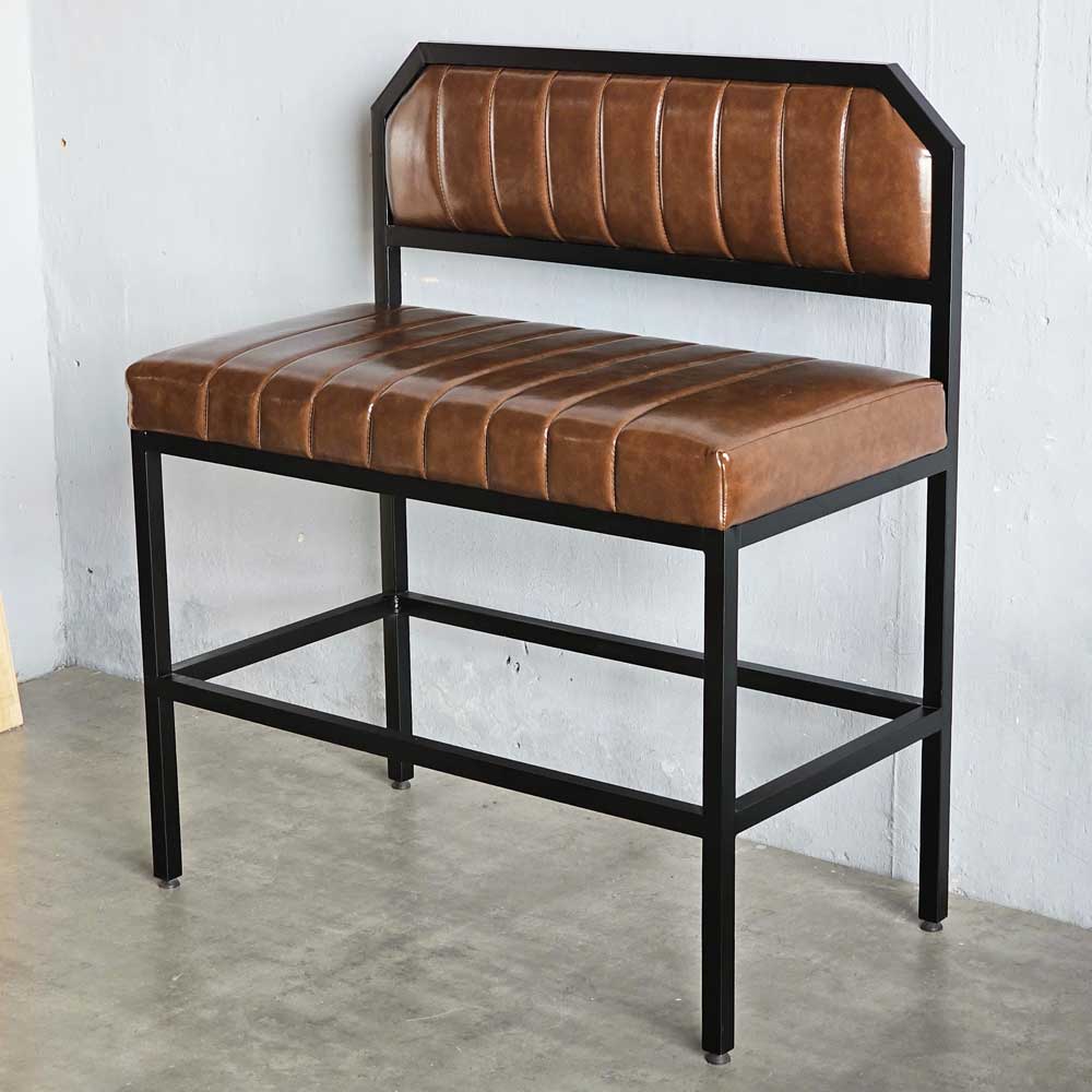 Ghế bar băng bọc nệm 100x55x117cm khung sắt Ghế bar băng bọc nệm 100x55x117cm khung sắt - hình 2
