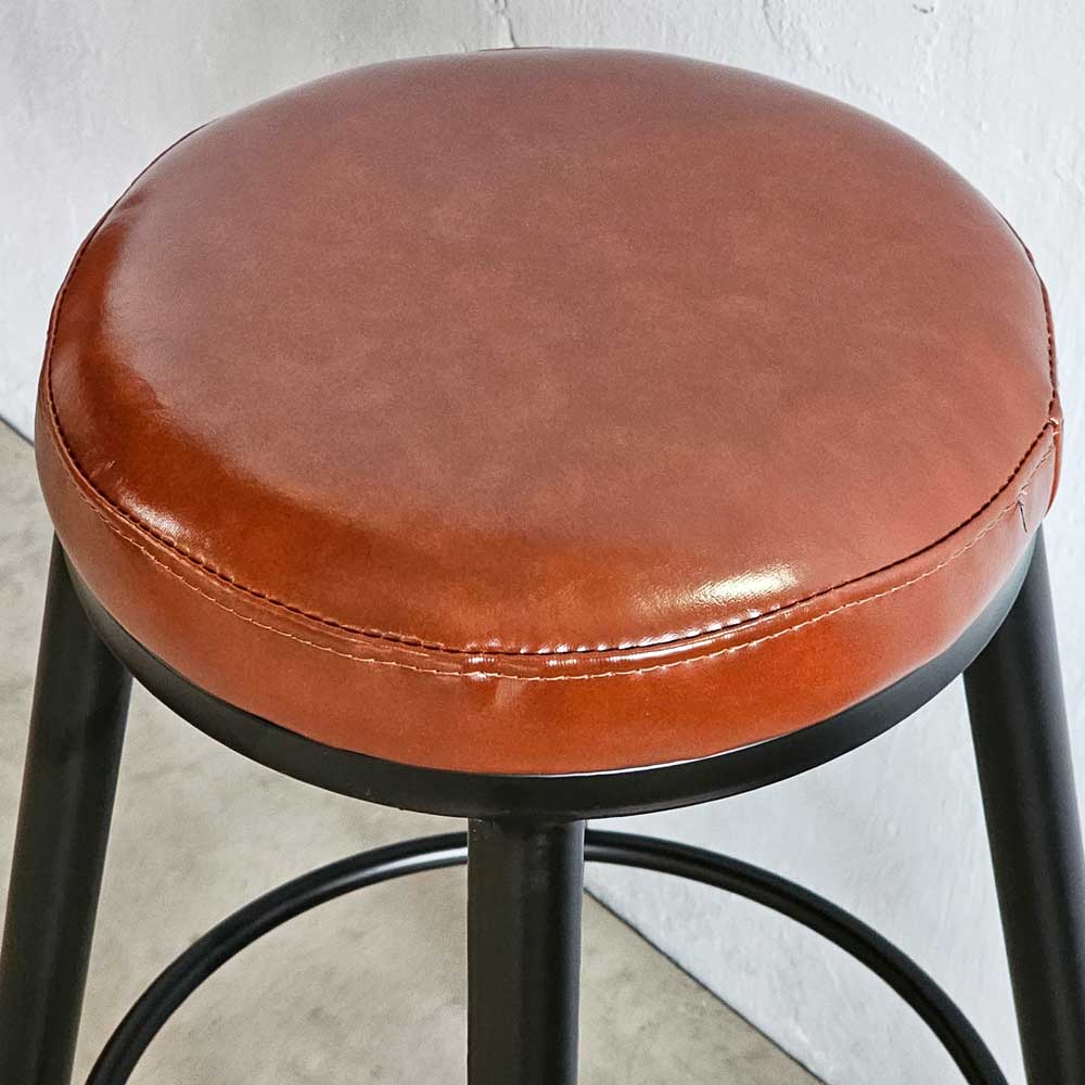 Ghế bar chân sắt cone bọc nệm da G Ghế bar chân sắt cone bọc nệm da G - hình 1